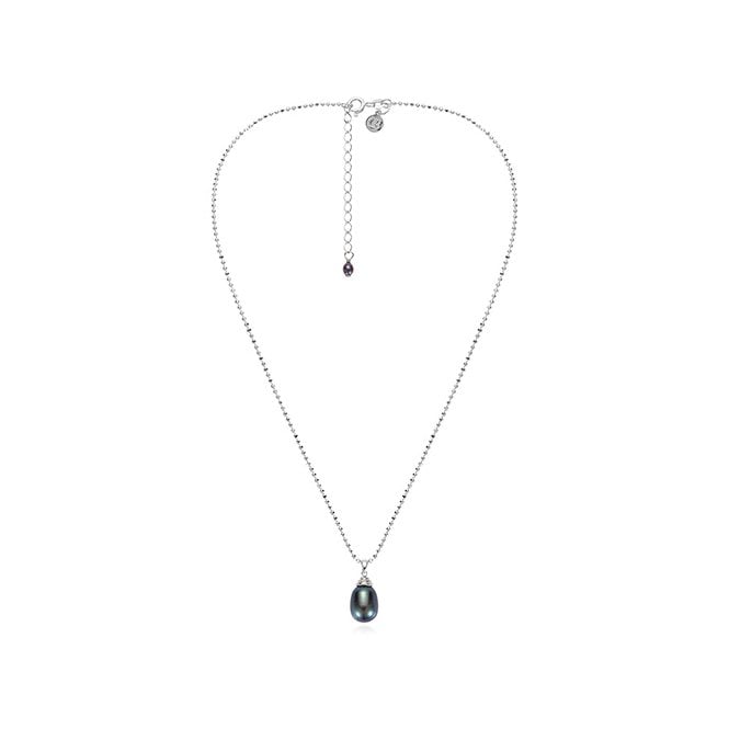 Peregrina Peacock Pearl Pendant by Claudia Bradby