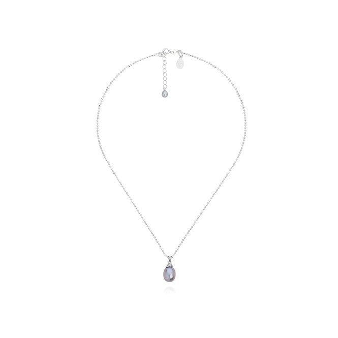Peregrina Silver Pearl Pendant by Claudia Bradby