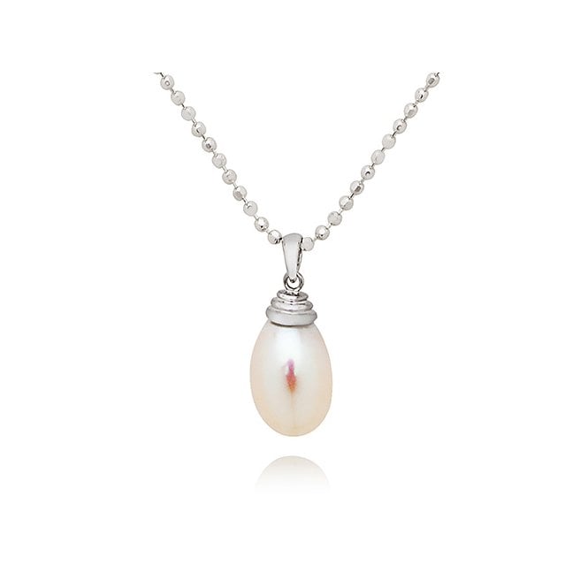 Peregrina White Pearl Pendant by Claudia Bradby