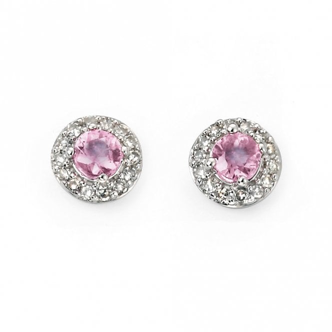 Perfect pink glow earrings