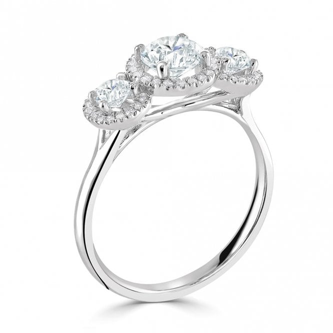 Platinum 0.62ct Laboratory Created Diamond Engagement Ring