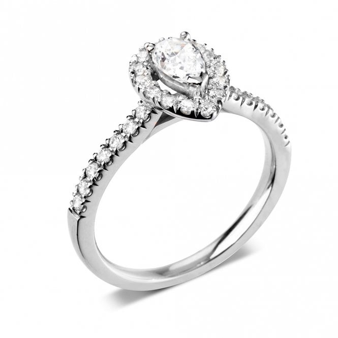Platinum 1.00ct Laboratory Created Diamond Engagement Ring