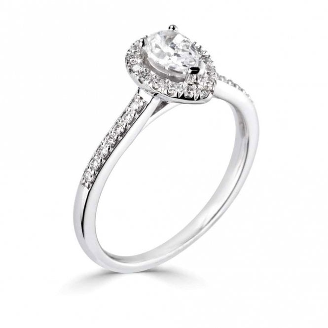 Platinum 1.00ct Laboratory Created Diamond Engagement Ring