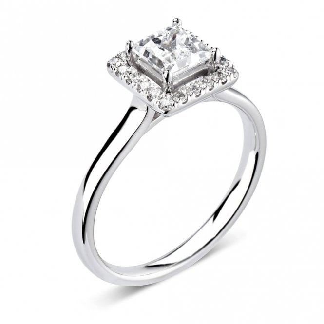 Platinum 1.01ct Laboratory Created Diamond Engagement Ring