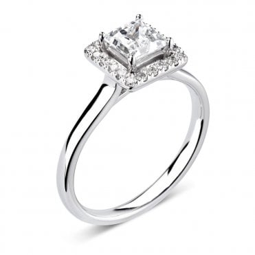 Platinum 1.01ct Laboratory Created Diamond Engagement Ring