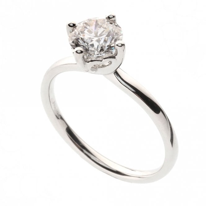 Platinum 1.05ct Laboratory Created Diamond Engagement Ring