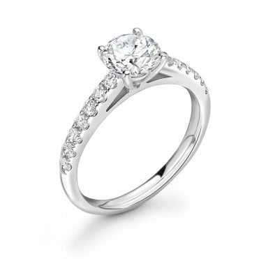 Platinum and Diamond Ring