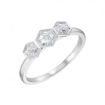 Rayon de Miel Trilogy Ring by Fei Liu