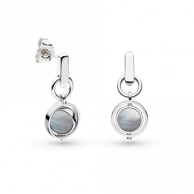 Revival Eclipse Equinox Mother of Pearl Earrings by Kit Heath