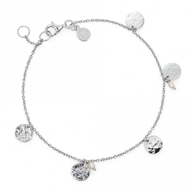 Ripple disc bracelet by Claudia Bradby