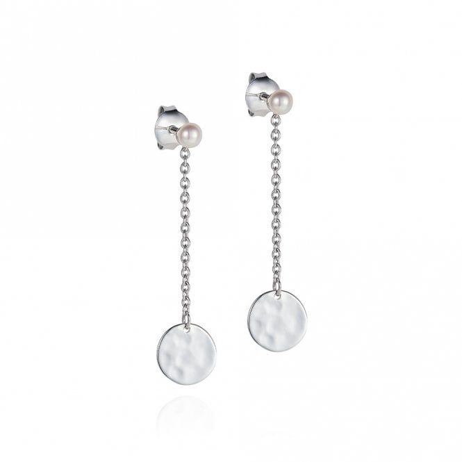 Ripple drop earrings by Claudia Bradby