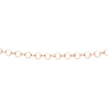 Rose plated chain