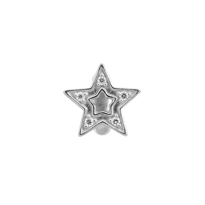 Shiny star silver charm by Endless