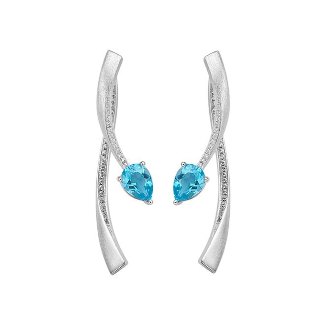 Shooting Star earrings by Fei Liu