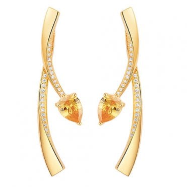 Shooting Star earrings by Fei Liu