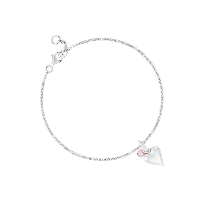 Signature heart bracelet by Claudia Bradby