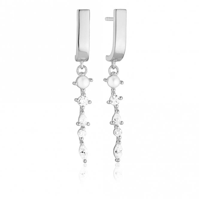 Silver Adria Pendolo Earrings by Sif Jakobs