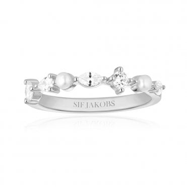 Silver Adria Piccolo Ring by Sif Jakobs