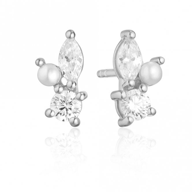 Silver Adria Tre Piccolo Earrings by Sif Jakobs