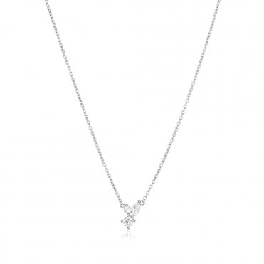 Silver Adria Tre Piccolo Necklace by Sif Jakobs