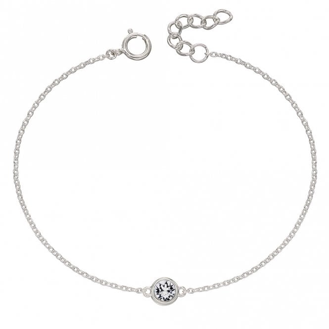 Silver and Crystal Bracelet