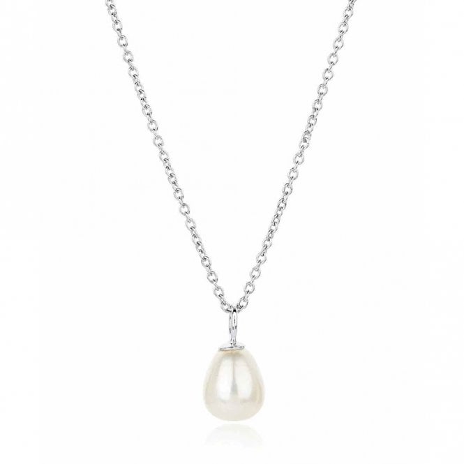 Silver and Freshwater Pearl Necklace by Claudia Bradby