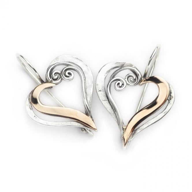 Silver and Gold Earrings
