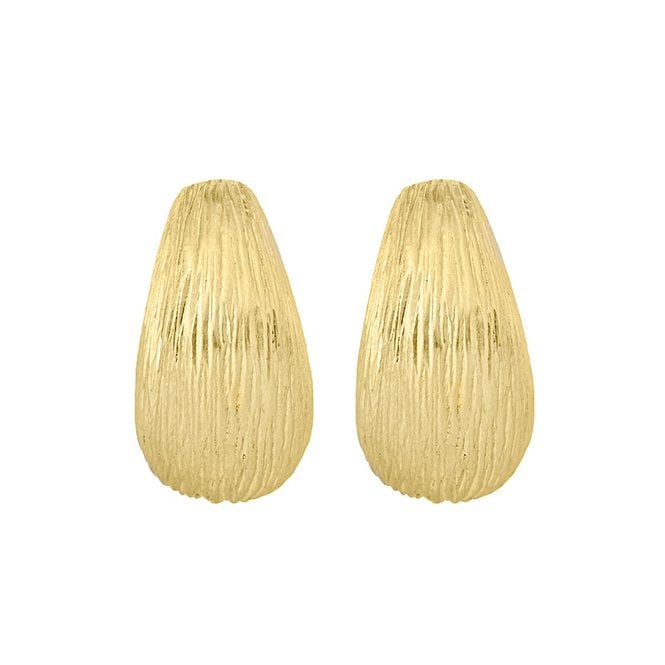 Silver and gold plated stud earrings
