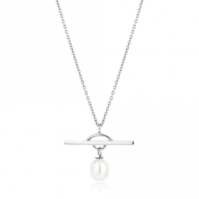 Silver and Pearl Chakra Balance Pendant by Claudia Bradby
