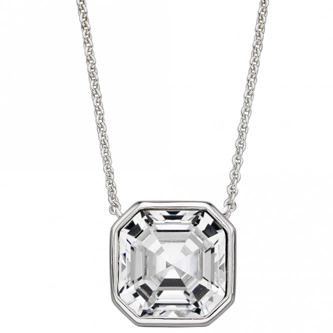 Silver and Swarovski crystal necklace
