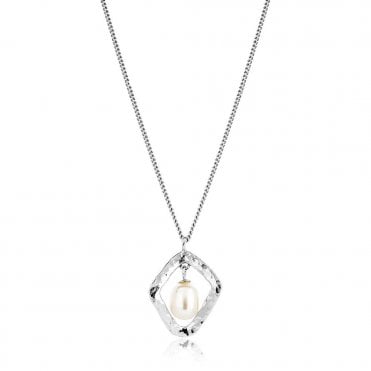 Silver and Thalassa Pearl Pendant by Claudia Bradby