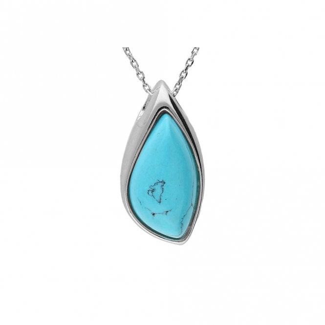Silver and turquoise necklace
