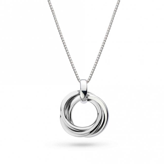 Silver Bevel Trilogy Necklace by Kit Heath