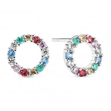 Silver Biella Uno Piccolo earrings by Sif Jakobs