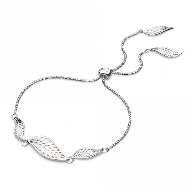 Silver Blossom Eden leaf bracelet by Kit Heath
