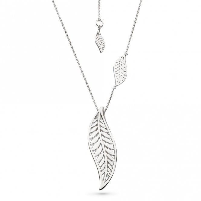 Silver Blossom Eden Leaf Necklace by Kit Heath