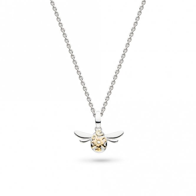 Silver Blossom Flyte Honey Bee Mini Necklace by Kit Heath