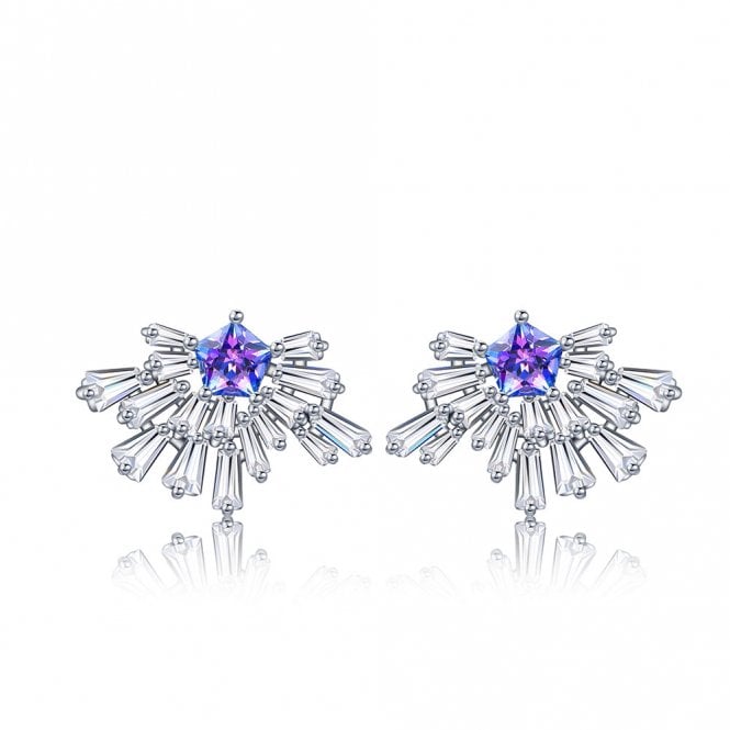 Silver Carpe Diem Stud Earrings by Fei Liu