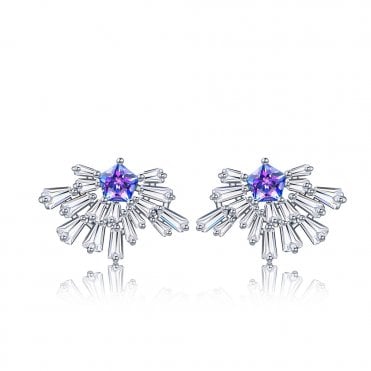Silver Carpe Diem Stud Earrings by Fei Liu