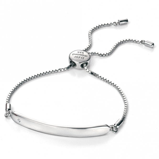 Silver child's identity bracelet by D for Diamond