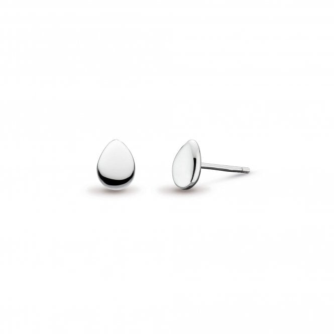 Silver Coast Pebble Earrings by Kit Heath