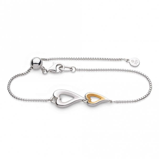 Silver Desire Love Story Heart Bracelet by Kit Heath
