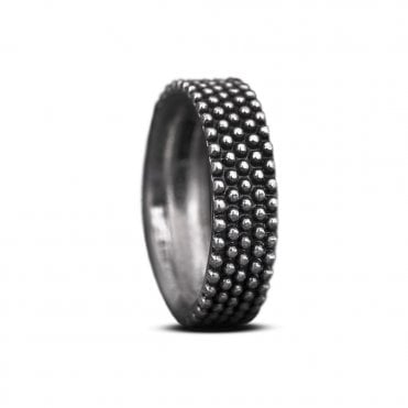 Silver dot ring by The Precious Frog