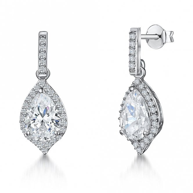 Silver earrings by Jenny Brown