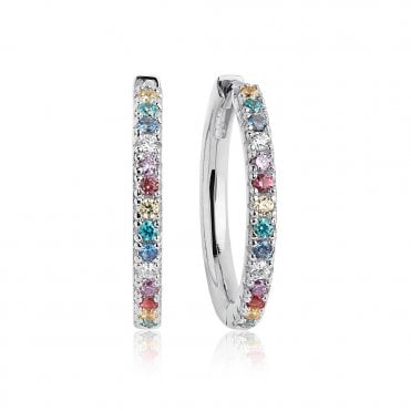 Silver Ellera Grande Earrings by Sif Jakobs