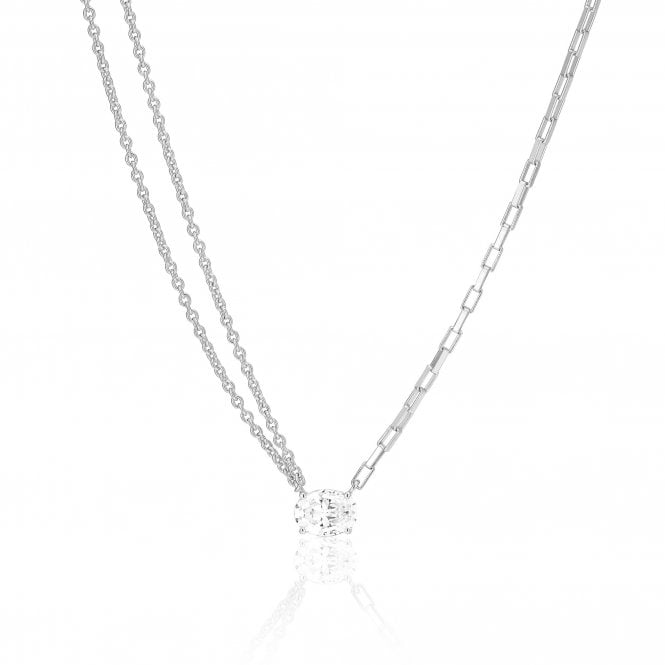 Silver Ellisse Uno Necklace by Sif Jakobs
