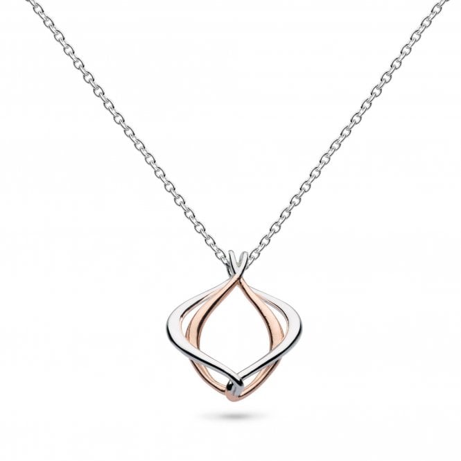 Silver Entwine Alicia Rose Necklace by Kit Heath
