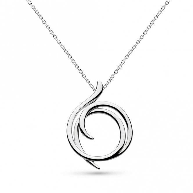 Silver Entwine Helix Wrap Necklace by Kit Heath