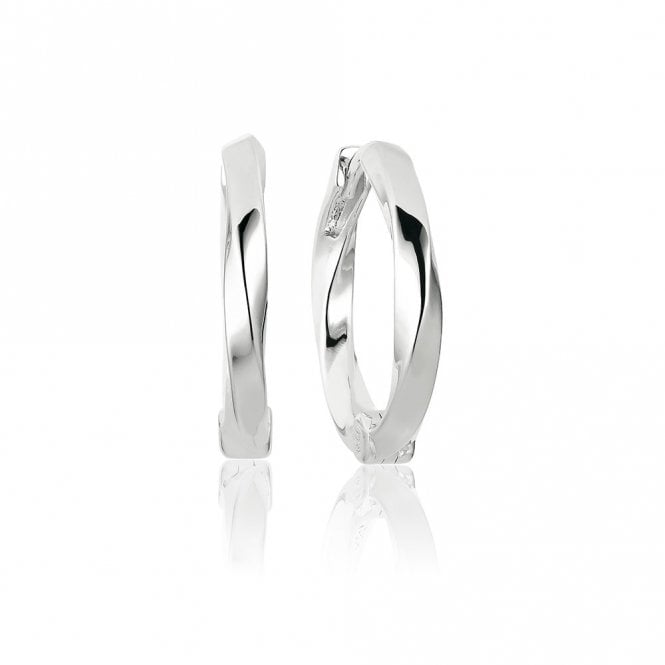 Silver Ferrara Medio Pianura Earrings from Sif Jakobs