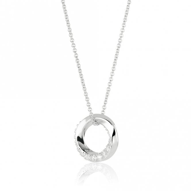 Silver Ferrara Pendant and Chain by Sif Jakobs